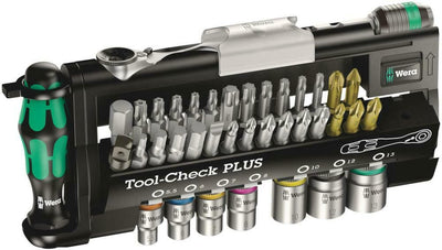 Wera bit- dopsleutelset | 39-delig | sleuf ph pzd t ratel 7 doppen | 1 stuk - 05056490001 - 05056490001