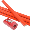 Werkzeyt set 7 timmermanspotloden + slijper - b26327