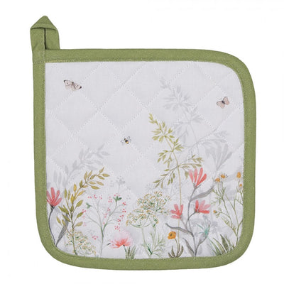 Clayre eef pannenlap bloemen 20x20cm