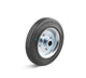 Los wiel rubber ø125 stalen kern