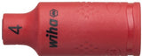 Wiha 246223 dopsleutelinzet geïsoleerd 1 4 buitenzeskant 4.0 mm x 42 mm - 43088 - afbeelding 1