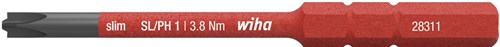 Wiha 2831131 bit slimbit electric plusmin phillips sl ph1 x 75 mm - 34587