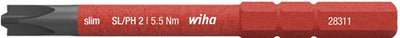 Wiha 2831132 bit slimbit electric plusmin phillips sl ph2 x 75 mm - 34588
