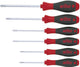 Wiha 362trk6 schroevendraaierset softfinish torx® tamper resistant (met boring) 6-delig - 24506