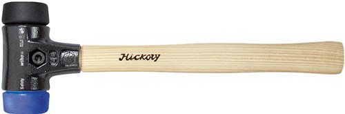 Ty wiha 83213030 kunststof hamer safe zacht middelzacht met hickorysteel, rond-slagkop 30, 290 mm - 26649