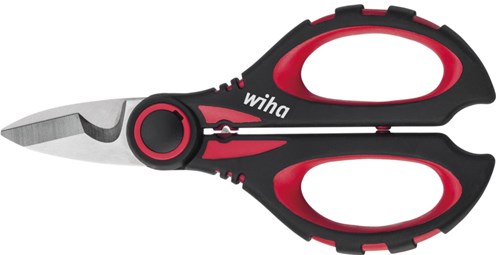 Wiha elektricienschaar met krimpfunctie in blister | 160 mm - 41923 - 41923