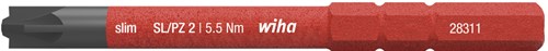 Wiha omkeerkling | plus minus sleuf pzd 2 x 75 mm | vde geïsoleerd | 1 stuk - 34590 - 34590
