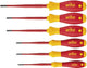 Wiha schroevendraaier-set | 6-delig tx- bo | meercomponentengreep | ronde kling | 1 stuk - 41245 41245