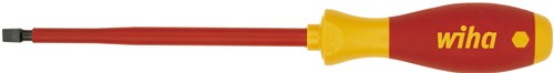 Wiha schroevendraaier | snedebreedte 3 mm | klinglengte 100 mm vde geïsoleerd | met maatindicatie | 1 stuk - 00821 00821