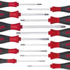 Wiha schroevendraaierset 302hk12 | 12-delig sleuf ph pzd tx | meercomponentengrepen | ronde kling | 1 stuk - 41002