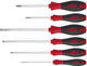 Wiha schroevendraaierset 302hk6so | 6-delig sleuf ph | meercomponentengrepen | ronde kling | 1 stuk - 07152 - 07152