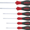 Wiha schroevendraaierset 362k6so | 6-delig torx® | meercomponentengrepen | ronde kling | 1 stuk - 07155 - 07155