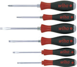Wiha schroevendraaierset 530hk6 | 6-delig sleuf ph | meercomponentengrepen | 6-kant-mes aanzet | 1 stuk - 21250 - afbeelding 1
