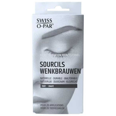 Swiss o.par swiss o. par wenkbrauwverf set zwart