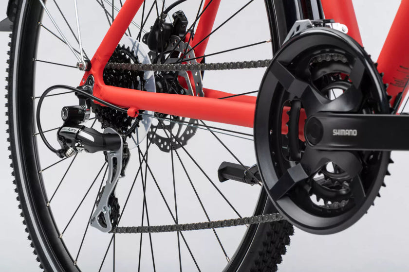 Winora domingo 24 sport 28 inch 48 cm dames 24v rood