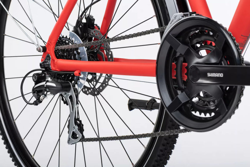 Winora domingo 24 sport 28 inch 48 cm heren 24v rood