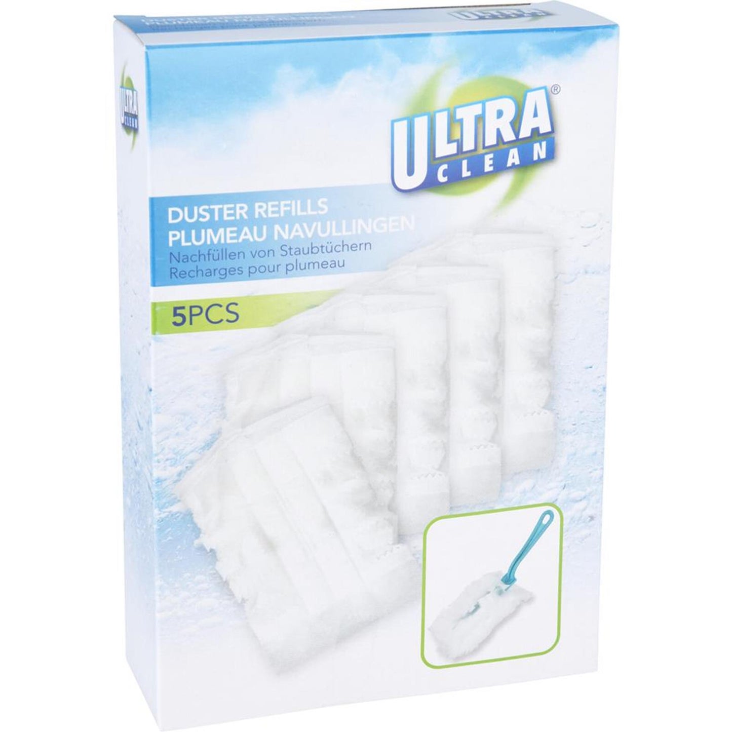 Ultra clean plumeau navulset van 5 stuks
