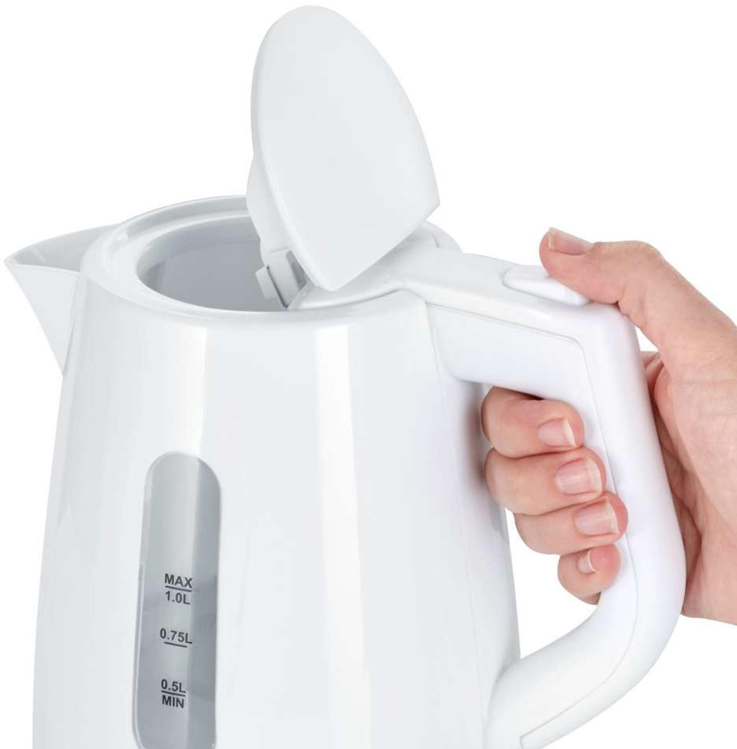 Severin waterkoker wit 1,0 ltr snoerloos 2200w