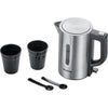 Severin wk3647 mini reiswaterkoker 0.5l 1100w rvs zwart
