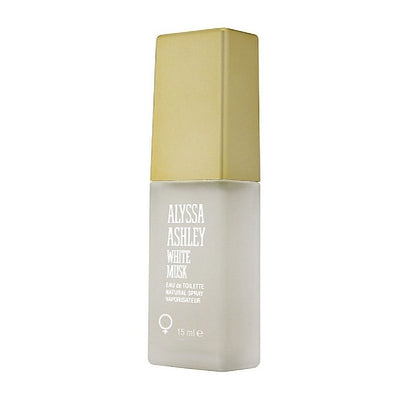 Alyssa ashley eau de toilette spray los white musk 15ml unisex