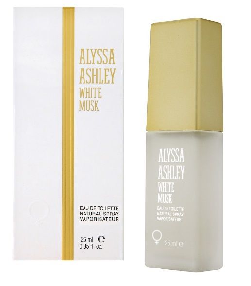 Alyssa ashley eau de toilette spray white musk 25ml unisex