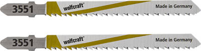 Wolfcraft decoupeerzaagblad | hcs | l=100mm | t-schaft | 2 stuks - 3551000