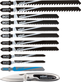Wolfcraft decoupeerzaagblad-set | 12-delig | t-schaft | 1 set - 2377000 - afbeelding 1