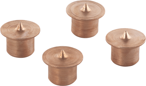 Wolfcraft deuvelbevestigingen | deuvelmarkeerpunten | ø10mm | 4 stuks - 2913000