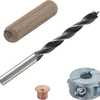 Wolfcraft deuvelset | ø10mm | 25-delig | 1 set - 2918000