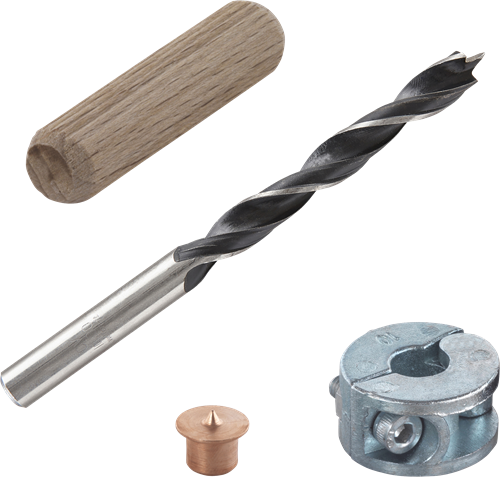 Wolfcraft deuvelset | ø10mm | 25-delig | 1 set - 2918000