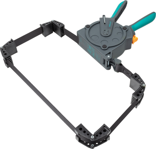 Wolfcraft eénhand-bandspanner | met 4 wangen | 5m | 1 stuk - 3681000