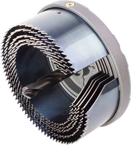 Wolfcraft - gatenzaag - ø 68 tot 100 mm - 68 74 80 90 100 mm - 8918000