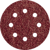 Wolfcraft hechtschuurschijven | korund | k80 | geperforeerd | ø125mm | 5 stuks - 2070000