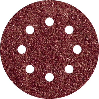 Wolfcraft hechtschuurschijven | korund | k80 | geperforeerd | ø125mm | 5 stuks - 2070000