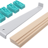 Wolfcraft legset | voor laminaat | 22-delig | 1 set - 6931000