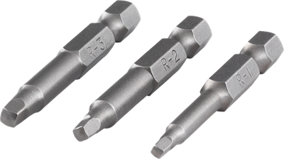 Wolfcraft schroefbits | squareplus | 50 mm | no. 1, 2, 3 | 3-delig - 1266000