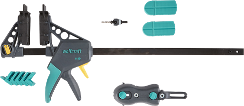 Wolfcraft - terrasbouw set - vlonderbevestiging - 11 delig - 6988000