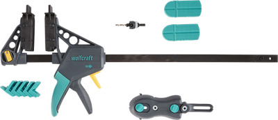 Wolfcraft - terrasbouw set - vlonderbevestiging - 11 delig - 6988000