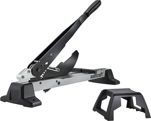 Wolfcraft - laminaatsnijder - vlc 1000 - tot 14 mm dik laminaat - pvc vinyl laminaatknipper - 10 jaar garantie - 6940000