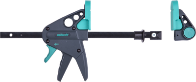 Wolfcraft - lijmklem voor werktafel - werkbladspanner - werkbank klem - 3036000