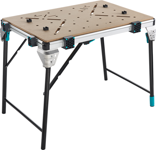 Wolfcraft - master work 1600 - werkbank - werktafel inklapbaar - machinetafel opvouwbaar - de mobiele werkbank - 6909000 - 10 jaar garantie
