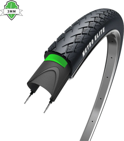 Wolff Metro Buitenband 28 x 1.60 (42-622) antilek Zwart