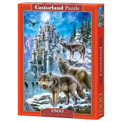 castorland puzzel kasteel met wolven 1500 stukjes