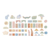 Little dutch safari friends bouwblokken in ton fsc