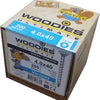 Woodies schroeven woodies ultimate 4.0x 40 platverzonken kop t-20 verzinkt voldraad - 61540373 - 61540373