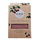 Wow kersenpitkussen 20x30cm rood-wit - afbeelding 1
