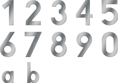 Metafranc huisnummer 2 a2 120mm - wu0424017
