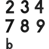 Metafranc huisnummer 4 120mm zwart - wu0424637