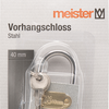 Meister hangslot staal 40mm w - wu9517120