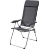 Campingstoel grijs 69x58x111cm